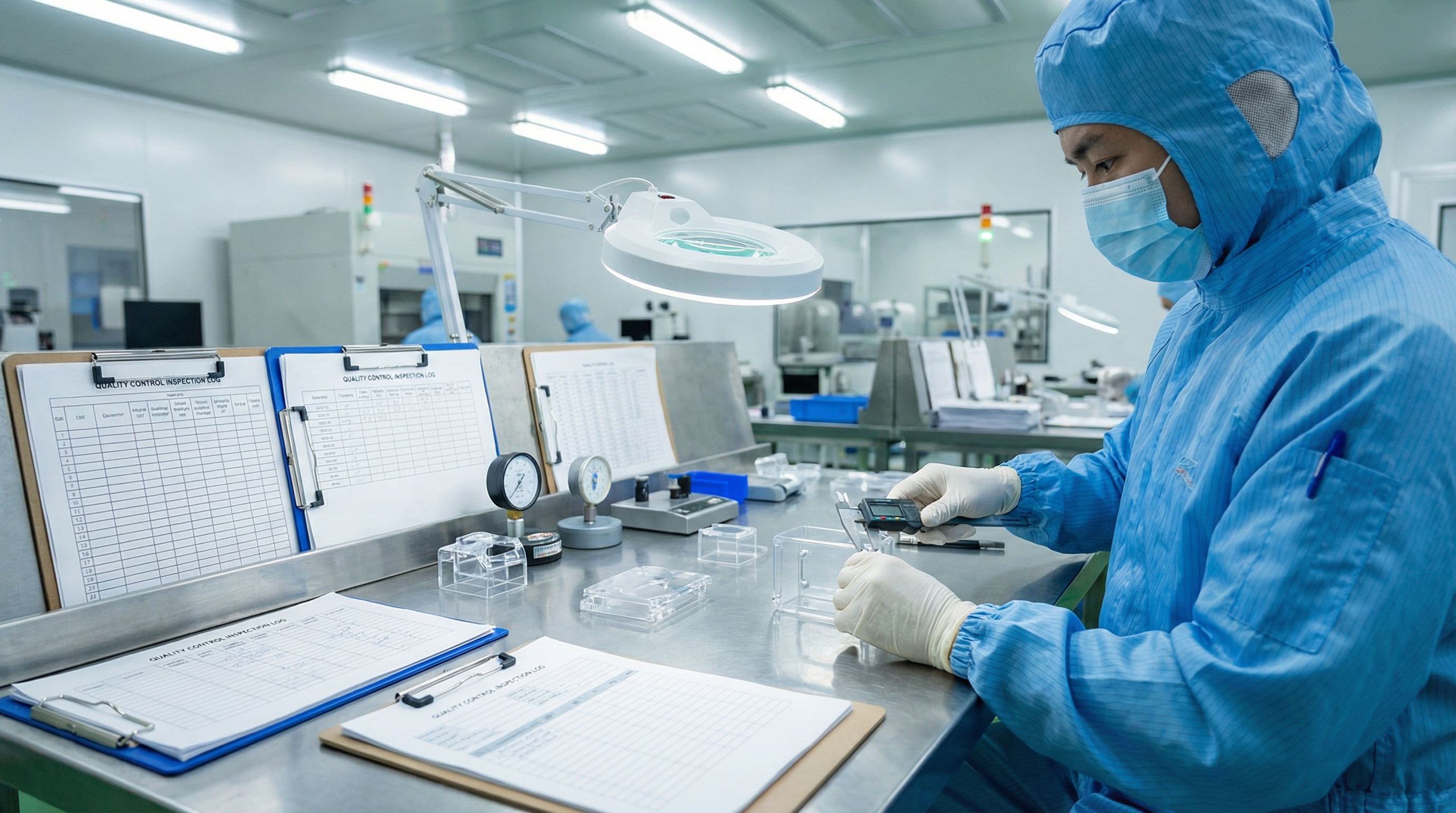 품질 검사 시설